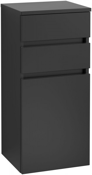 Villeroy & Boch Seitenschrank Legato B211 400x870x350 mm Anschlag (Scharn) re Black Matt Lacquer, B2