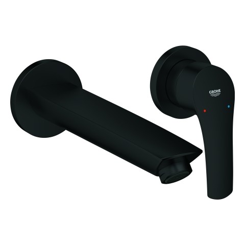 GROHE 2-Loch Waschtisch Unterputzarmatur Eurosmart 29338_3 FMS f 23571 A: 209mm matt black, 29338243