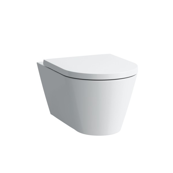 LAUFEN Wand-Tiefspül-WC Kartell 545x370, spülrandlos, weiss glänzend mit LCC Active, H820337A000001