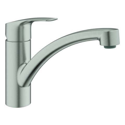 GROHE Küchenarmatur Eurosmart 33281_3 flacher Auslauf supersteel, 33281DC3