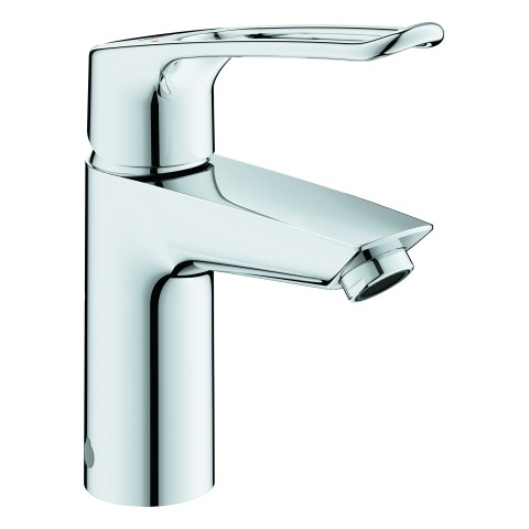 GROHE Waschtischarmatur Eurosmart 23986_3 S-Size Verbrühschutz offener Hebel chrom, 23986003