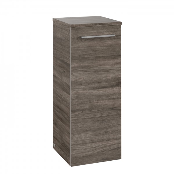 Villeroy & Boch Avento Seitenschrank, 1 Tür, 347 x 888 x 373 mm, Stone Oak