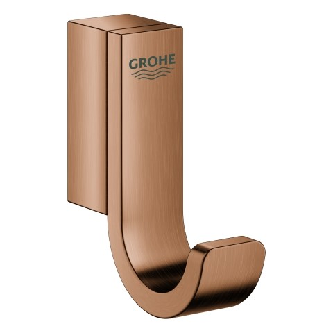 GROHE Bademantelhaken Selection 41039 einfach warm sunset gebürstet, 41039DL0