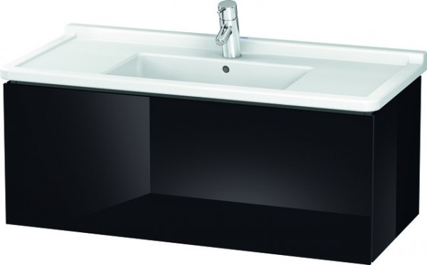 Duravit L-Cube Waschtischunterbau wandhängend Schwarz Hochglanz 1020x469x408 mm - LC616604040