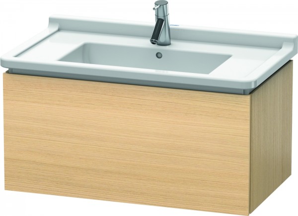 Duravit L-Cube Waschtischunterbau wandhängend Mediterrane Eiche Matt 820x469x408 mm - LC616507171