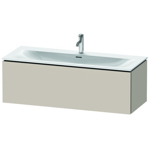 Duravit L-Cube Waschtischunterbau wandhängend Taupe Matt 1220x481x400 mm - LC613909191