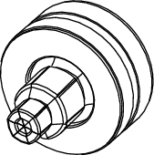 Tece -Ersatzteil Aufweitkopf V 14 mm , 720041