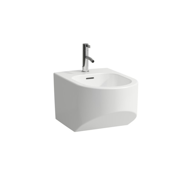 LAUFEN Wandbidet SONAR, 1 Hahnloch 370x540 weiß matt, H8303417573021