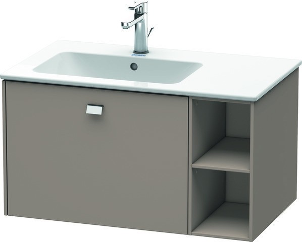 Duravit Brioso Waschtischunterbau wandhängend Basalt Matt 820x479x442 mm - BR401201043