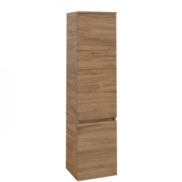 Villeroy & Boch Legato Hochschrank, 2 Türen, 400 x 1550 x 350 mm, Kansas Oak / Kansas Oak