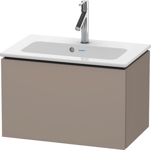 Duravit L-Cube Waschtischunterbau wandhängend Basalt Matt 620x391x400 mm - LC6156043430E00