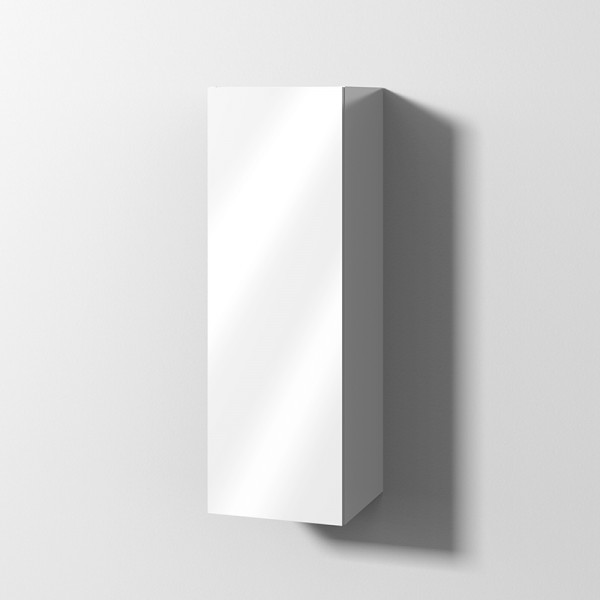 Sanipa Cubes Regalmodul mit 1 Tür, Weiß-Glanz, CT12278