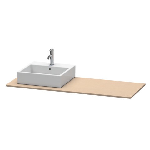 Duravit XSquare Konsole Leinen Matt 1400x550x16 mm - XS060GL7575