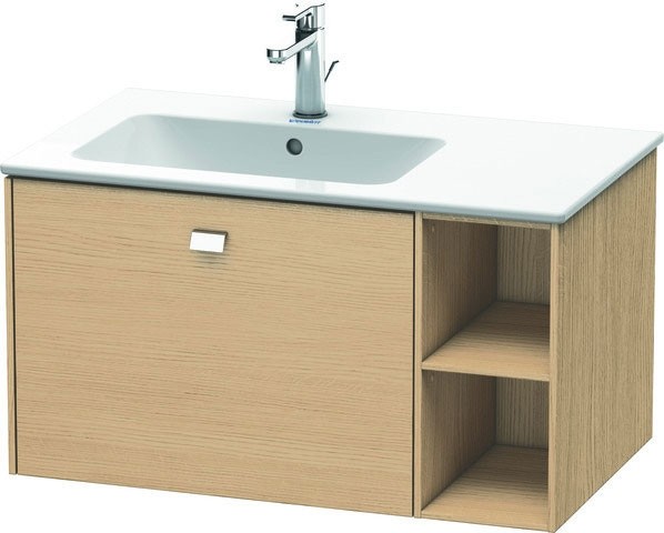 Duravit Brioso Waschtischunterbau wandhängend Natur Eiche Matt 820x479x442 mm - BR401201030