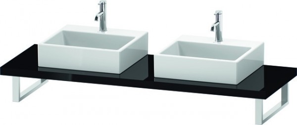 Duravit L-Cube Konsole Schwarz Hochglanz 800x550x45 mm - LC103C04040