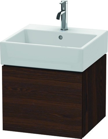 Duravit L-Cube Waschtischunterbau wandhängend Nussbaum gebürstet Matt 484x459x394 mm - LC617406969