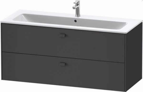 Duravit Brioso Waschtischunterbau wandhängend Graphit Matt 1220x479x553 mm - BR410404949