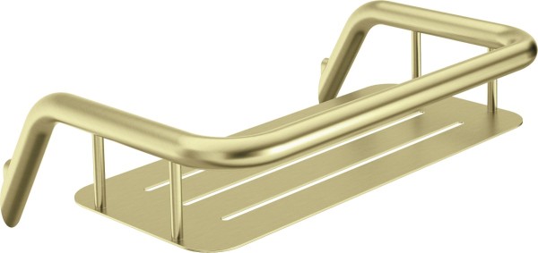 Neuesbad Serie 600 Duschkorb, gold gebürstet