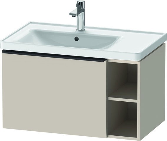 Duravit D-Neo Waschtischunterbau wandhängend Taupe Matt 784x452x440 mm - DE425809191