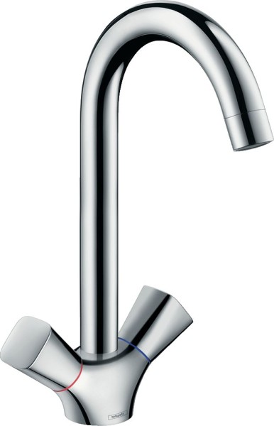 Hansgrohe Zweigriff Spültischarmatur Logis chrom