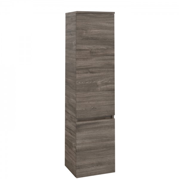 Villeroy & Boch Legato Hochschrank, 2 Türen, 400 x 1550 x 350 mm, Stone Oak / Stone Oak