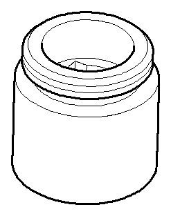 Dornbracht Nippel Ersatzteile 09240416410 D. 26,5 x 26,5 mm Platin