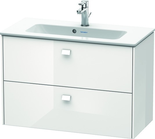 Duravit Brioso Waschtischunterbau wandhängend Weiß Hochglanz 820x389x553 mm - BR411102222