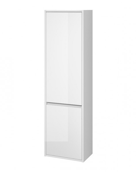 Neuesbad Serie 300 Hochschrank, B:400, T:250, H:1400mm, weiss glänzend Lack