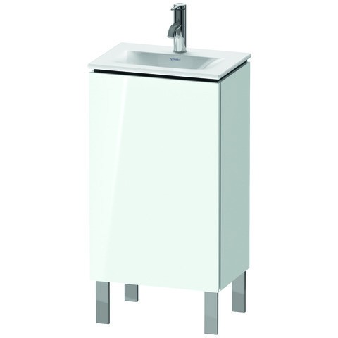 Duravit L-Cube Waschtischunterbau bodenstehend Weiß Hochglanz 440x311x704 mm - LC6580L8585