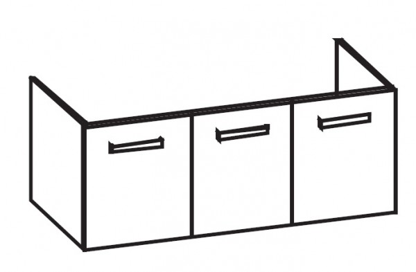 Artiqua 414 Waschtischunterschrank für Subway 2.0 7176D0, 7176D1, 7176D2, 7176D3 Castello Eiche quer