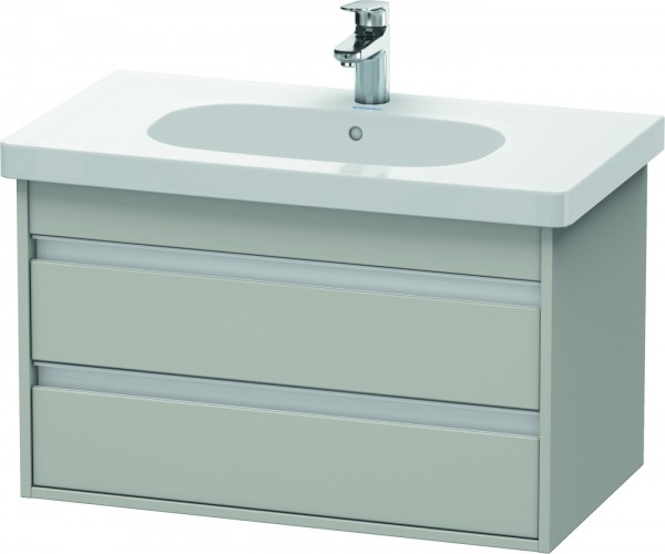 Duravit Ketho Waschtischunterbau wandhängend Betongrau Matt 800x455x480 mm - KT664700707