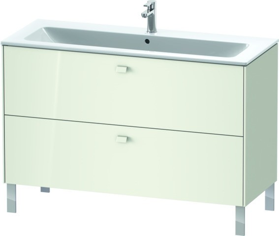 Duravit Brioso Waschtischunterbau bodenstehend Weiß Hochglanz 1220x479x683 mm - BR440402222