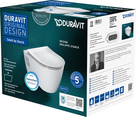 Duravit Soleil by Starck WC-Set wandhängend 370x540x400 mm - 45860920A1