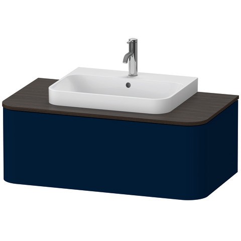 Duravit Happy D.2 Plus Konsolenwaschtischunterbau wandhängend Nachtblau Seidenmatt 1000x550x354 mm -