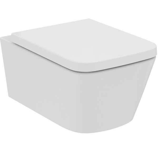 Ideal Standard WC-Paket Blend Cube WC Randlos m.WC-Sitz Softclosing 365x540x375mm Weiss, T520701