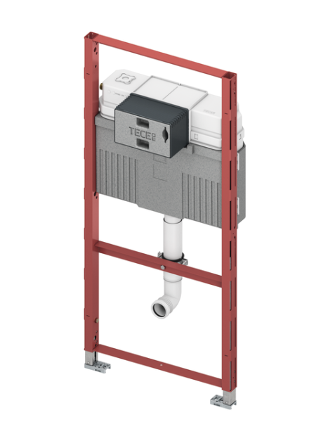 Tece profil WC-Modul mit Uni-Spülkasten für Kinder-Stand-WC, Bauhöhe 1120 mm, 9300388