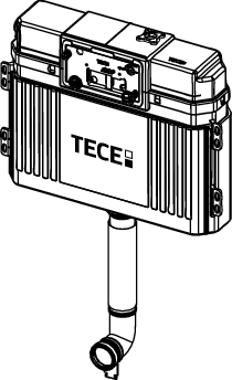 Tece Base-Spülkasten "offen", komplett , 9820466