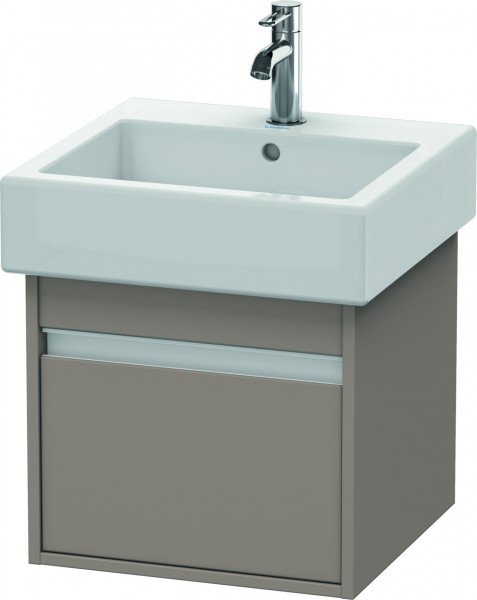 Duravit Ketho Waschtischunterbau wandhängend Basalt Matt 450x440x410 mm - KT668504343