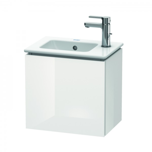 Duravit L-Cube Waschtischunterbau wandhängend Weiß Hochglanz 420x294x400 mm - LC6272R2222