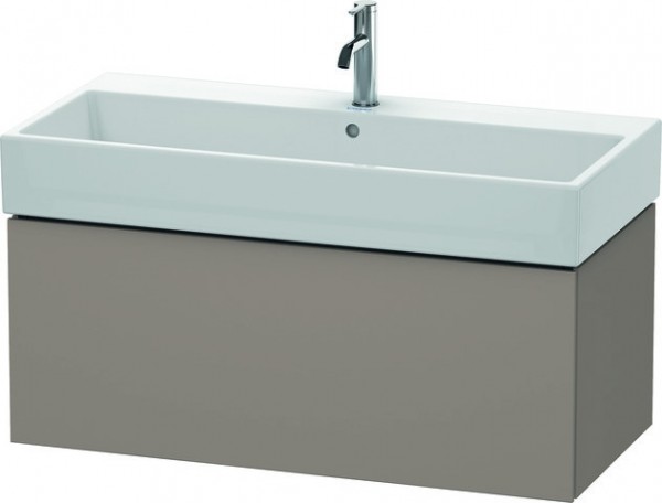 Duravit L-Cube Waschtischunterbau wandhängend Basalt Matt 984x459x394 mm - LC617804343