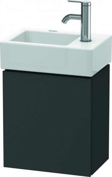 Duravit L-Cube Waschtischunterbau wandhängend Graphit Matt 364x241x400 mm - LC6293L4949