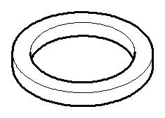 Dornbracht Dichtung NBR 70 Ersatzteile 091405001 25,9 x 19,0 x 3,1 mm