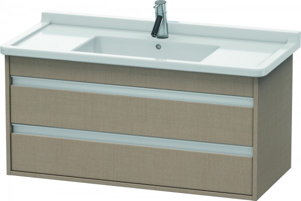 Duravit Ketho Waschtischunterbau wandhängend Leinen Matt 1000x455x480 mm - KT664507575