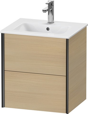 Duravit XViu Waschtischunterbau wandhängend Mediterrane Eiche Matt 510x420x560 mm - XV43150B271