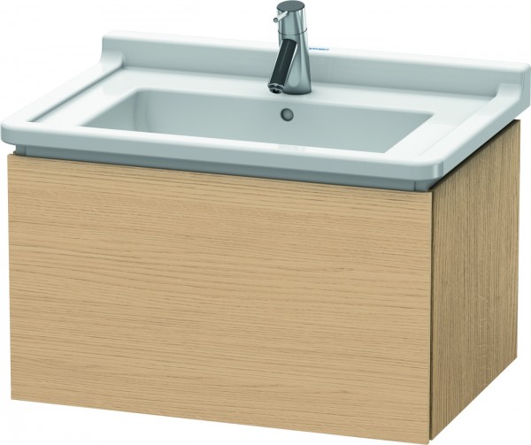 Duravit L-Cube Waschtischunterbau wandhängend Natur Eiche Matt 670x469x408 mm - LC616403030