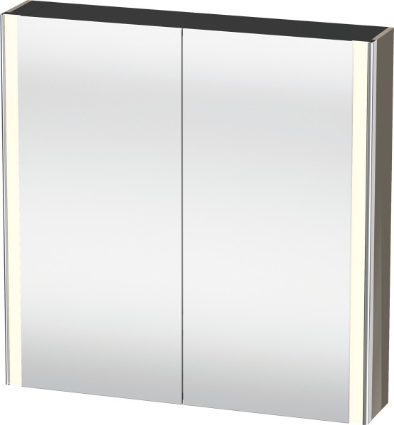 Duravit XSquare Spiegelschrank Flanell Grau 800x155x800 mm - XS7112089892000