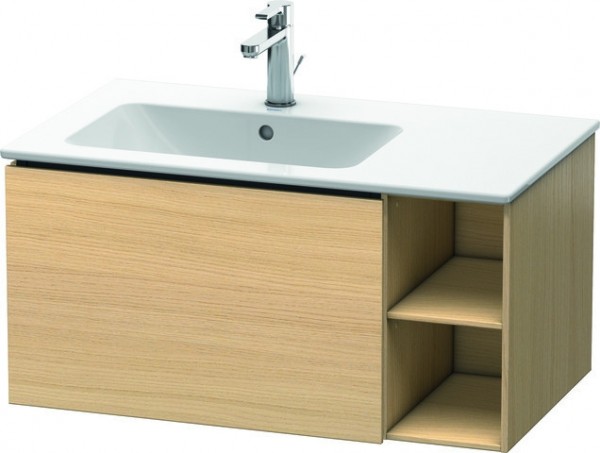 Duravit L-Cube Waschtischunterbau wandhängend Mediterrane Eiche Matt 820x481x400 mm - LC619107171