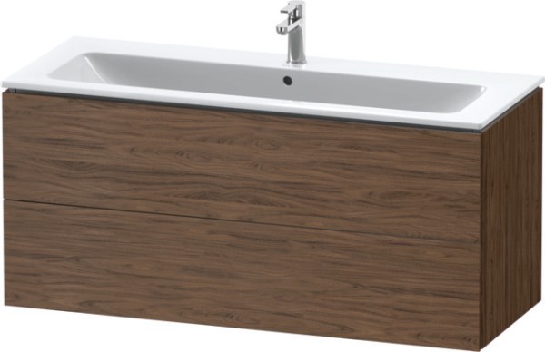 Duravit L-Cube Waschtischunterbau wandhängend Nussbaum dunkel Matt 1220x481x550 mm - LC6243021210A00