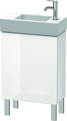 Duravit L-Cube Waschtischunterbau bodenstehend Weiß Hochglanz 480x240x582 mm - LC6751L2222
