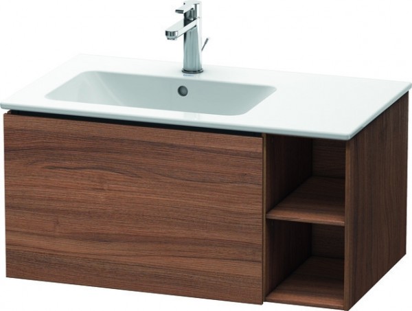 Duravit L-Cube Waschtischunterbau wandhängend Nussbaum Matt 820x481x400 mm - LC619107979